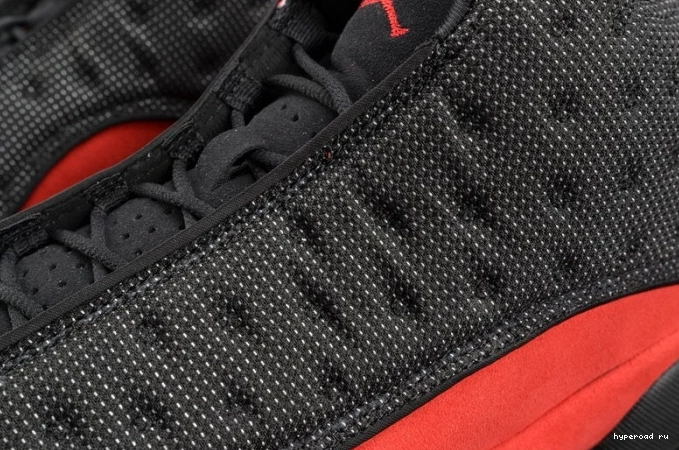 13 Jordan mens Air red black RetroBred 414571-004  0816